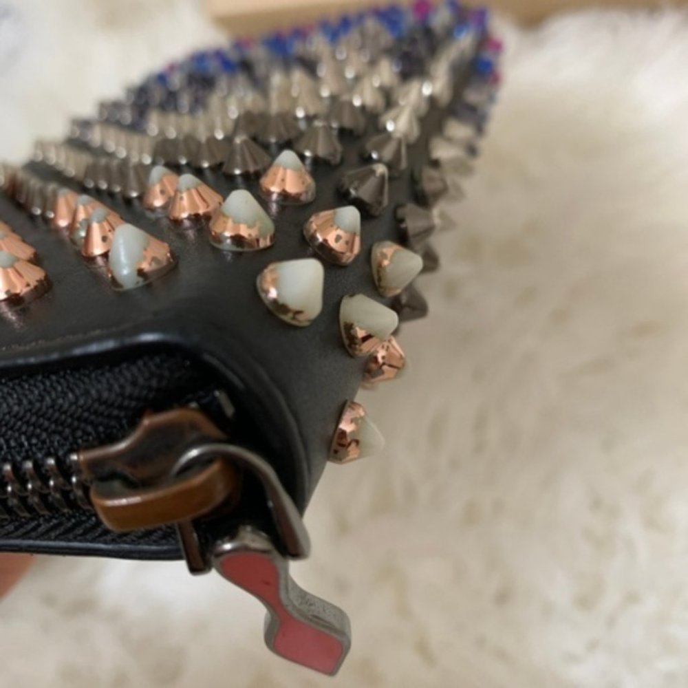 Authentic Christian Louboutin Zippy Wallet Black - Picture 7 of 12